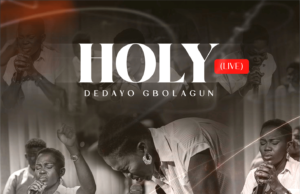 #SelahMusicVid: Dedayo Gbolagun | Holy (Live) Dedayo Gbolagun