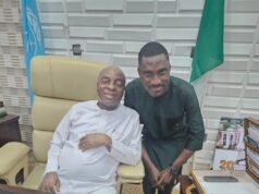 Korede Komaiya Visits David Oyedepo