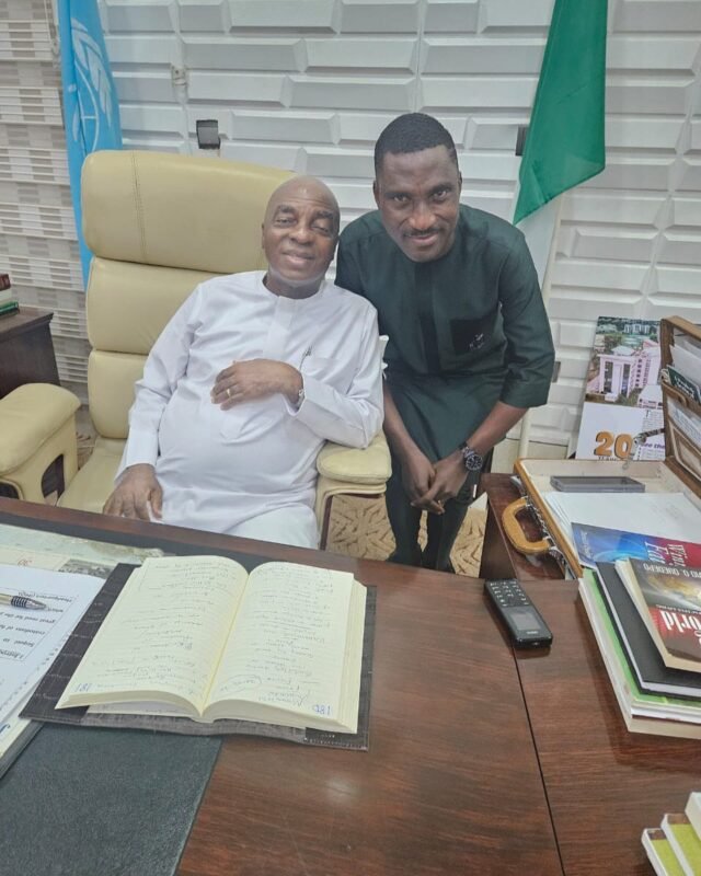 Korede Komaiya Visits David Oyedepo