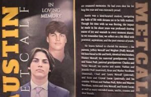 Church Mourns As Texas High School Football Player Austin Metcalf Passes On To Glory Texas Schoolboy Is Dead