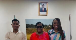 Pastor Jerry Eze Pays Courtesy Visit To Vice President of Zambia Mrs. Mutale Nalumango Jerry Eze Visit Mutale Nalumango