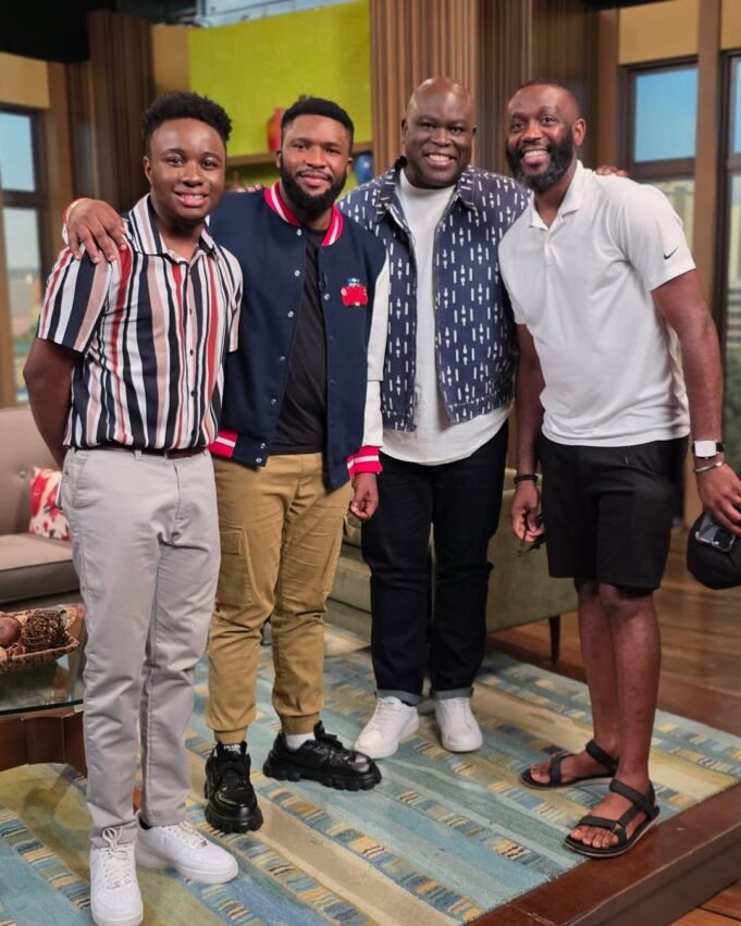 Ebuka Songs Makes Debut At CBN With Muyiwa Olarewaju & TPI ZONE TEAM Ebuka Songs Makes Debut At CBN