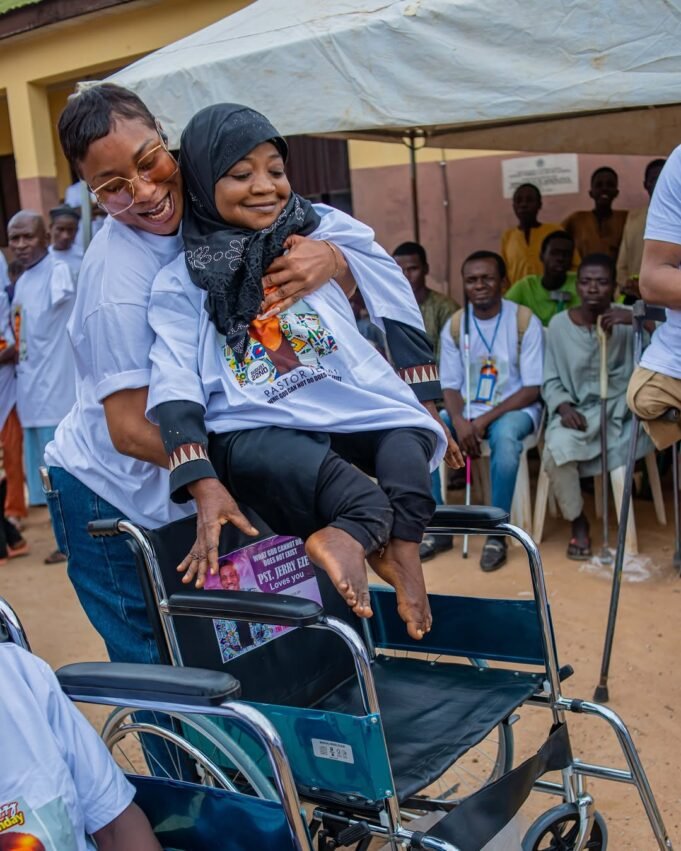 Tonto Dikeh Celebrates Pastor Jerry Eze’s Birthday With Community Charity Tonto Dikeh Celebrates Jerry Eze