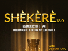 Shekere 18.0 is coming! Lagos, get ready