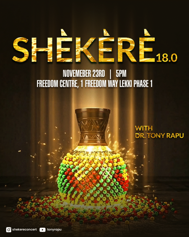 Shekere 18.0 is coming! Lagos, get ready