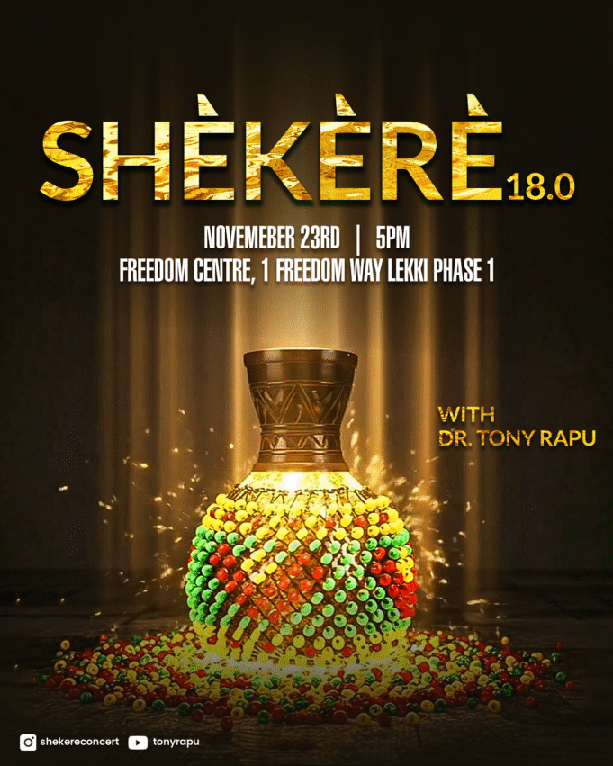 #SelahMusicVid: Lagos, It’s Time To Shake The Heavens — This Present House Presents Shekere 18.0 Shekere 18.0 is coming! Lagos, get ready