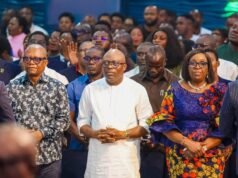 Governor Siminalayi Fubara Attends Pastor David Ibiyeomie’s Program At Salvation Ministries Siminalay Fubara Attends Salvations Ministries