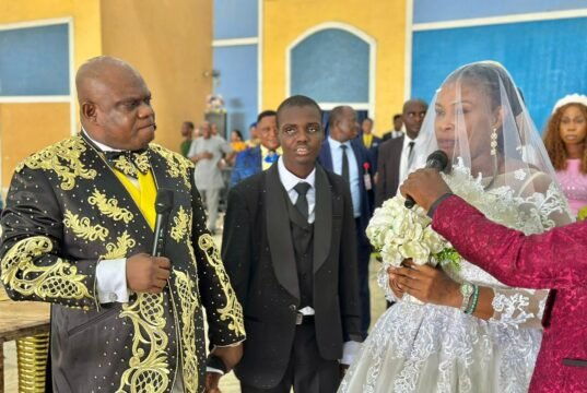 Apostle Gift Chibuzor’s Autistic Spiritual Son Gets Married To Mother Of Three Autistic Boy Gets Married