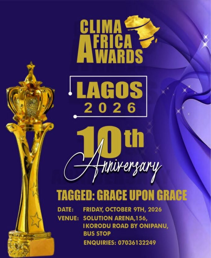 CLIMA Africa Hits Lagos For 10th Anniversary! Categories And Eligibility Disclosed CLIMA Africa Hits Lagos For 10Th Anniversary! See Categories