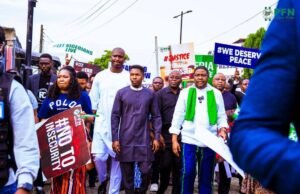 Pentecostal Fellowship of Nigeria Takes Protest to the Streets Over Rising Insecurity PFN Stage Peaceful Protest