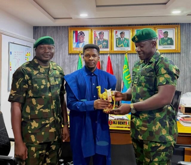 Emmanuel Iren Visits Military